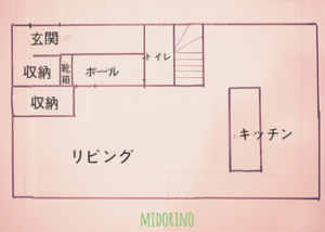 ミニマリストが家を建てると間取りも無駄がなくなる 我が家は２ldkの戸建てです 子育て中のママの片付け力がアップするブログ ミドリノ